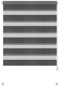 Jaluzea gri închis zi/noapte 80x150 cm Zebra – Gardinia
