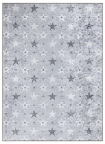 JUNIOR 51798.804 covor lavabil Stele pentru copii anti-alunecare - gri - SECUNDAR-COTATI PRODUSUL