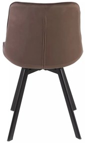 Scaun rotativ Monti velvet cappuccino/negru Blu38