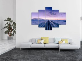 Tablou - autostrada iarna (150x105 cm)