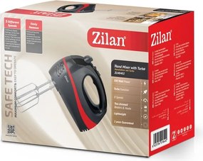 Mixer electric ZILAN ZLN8401, 300W, 5 viteze, Rosu