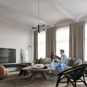 Aplică perete DUOMO 1xE27/60W/230V negru