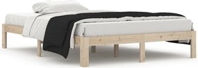 vidaXL Cadru de pat, 140x200 cm, lemn masiv de pin