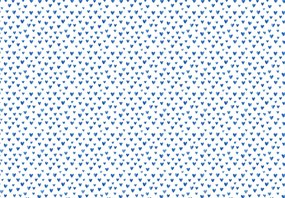 Fototapet - Inimioare albastre (147x102 cm)