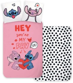 Disney Lilo și Stitch Hey set de lenjerie 140×200cm, 70×90 cm