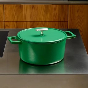 Cratiță cu capac din fontă 5,5 l adecvată pentru plita cu inducție Mattia 3.0 – FABINI