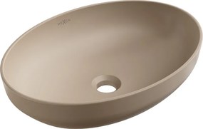 Mexen Cornelia chiuvetă pe blat 50 x 37 cm, cappuccino mat - 21885064