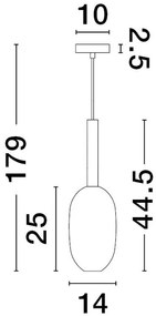 Lustra/Pendul design decorativ modern AMELIA