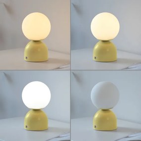 Schöner Wohnen 19218-81 - Lampă de masă LED RUDI, reglabilă, LED/1,2W/5V, galbenă