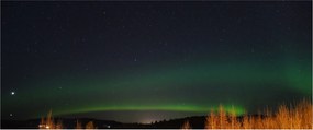 Tablou cu aurora borealis (120x50 cm)