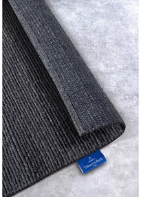 Covor tip traversă gri închis țesut manual din lână 80x200 cm Francois – Villeroy&amp;Boch