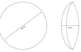 Pernă decorativă din sherpa ø 40 cm Sherpa – Casa Selección