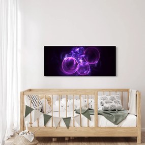 Tablou abstract cu bulbuci (120x50 cm)