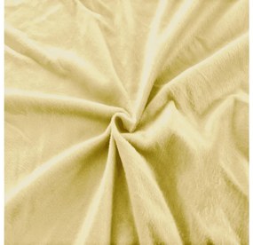 Cearsaf Cocolino microplus cu elastic SOFT 180x200 cm galben