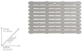 Covoraș de baie bej din plastic 50x80 cm – Wenko