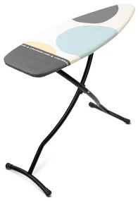 Masa de calcat Brabantia D 1003386, 135x45 cm, 7 pozitii de reglare, Alb/Gri