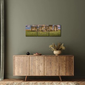 Tablou Stionehenge (cu ceas) (90x30 cm)
