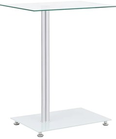 vidaXL Masă laterală formă U transparent 45x30x58 cm sticlă securizată