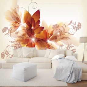 Fototapet - Arta din flori - abstact (152,5x104 cm)