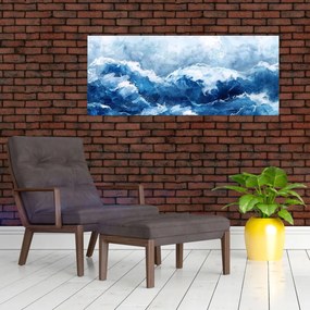 Tablou - Ilustrație a mării (120x50 cm)