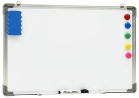 Tabla magnetica alba cu stergere uscata 60x40 cm otel 60 x 40 cm