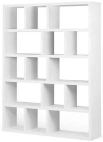 Bibliotecă albă 150x198 cm Berlin – TemaHome