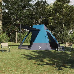 vidaXL Cort de Camping albastru 482 x 360 x 227 cm Poliester