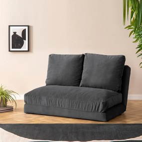 Canapea extensibila 2 locuri moderna,Taida,180X120 cm – stofa gri