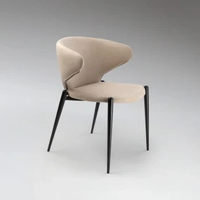 Scaun dining design elegant Alize bej