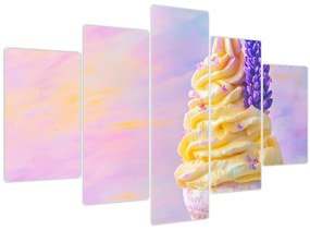 Tablou - Înghețată cu lavandă (150x105 cm)