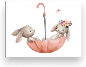 Tablou pentru copii 40x30 cm Bunnies – Wallity