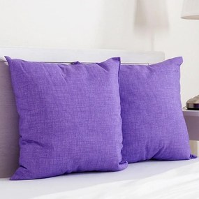 decoDoma Pernuță decorativă BESSY 45 x 45 cm violet 1 buc