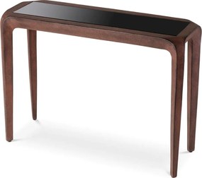 Consola LUX, Aluminiu Reciclat, Sticla Neagra, Quentin