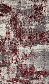Covor Modern Living, Dormitor Dreptunghiular Milano 0566B Rosu (Alege dimensiunea: 100 x 200)