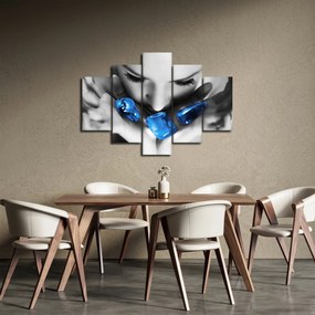 Tablou cu portretul femeii cu pietre (150x105 cm)