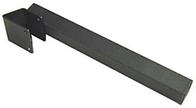 Romero Set 4 picioare metalice, 3x3x30 Negru