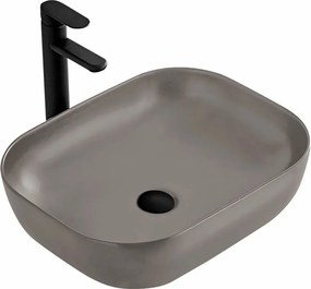 Lavoar gri mat pe blat Rea Belinda Grey 46,5 cm