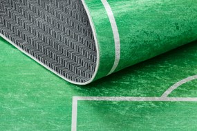 BAMBINO 9731 covor lavabil Teren, fotbal pentru copii anti-alunecare - verde