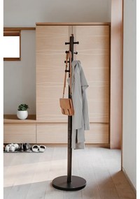 Cuier negru/în culoare naturală din lemn masiv de arbore de cauciuc Pillar – Umbra