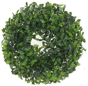 Coroniță artificială Frunze verde, diametru 23 cm