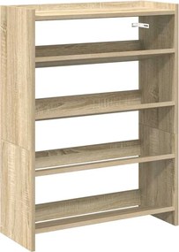 vidaXL Pantofar, stejar sonoma, 60x25x81 cm, lemn prelucrat