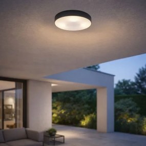 Rabalux 75065 - Plafonieră de exterior DOLEN, 2 x E27, max. 9 W, 230 V, Ø 29 cm, IP43, negru