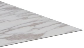 Placi de pardoseala autoadezive, PVC, 5,11 m  , marmura alba Alb marmura, 55