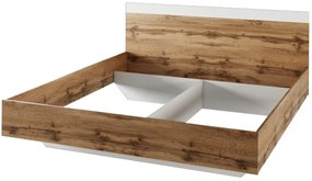 Set dormitor (pat 180x200 cm) Gaila New (stejar sonoma + alb). 1064620