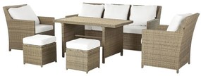 Set mobilier de grădină Francesca (maro). 1078971