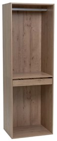 Dulap modular în culoare naturală deschis cu aspect de lemn de stejar 60x180x45 cm Modular – Casa Selección