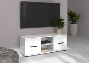 Comodă TV Frazio TV Stand – 120x40x44 cm – Alb