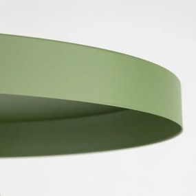 Lustră pe cablu SILA 1xE27/15W/230V d. 30 cm verde