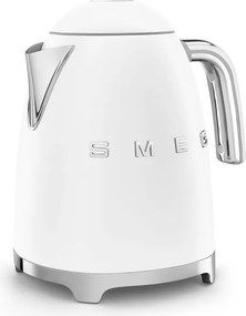 Ceainic electric SMEG KLF03WHMEU, 2400 W, 1,7 l, bază rotativă la 360°, finisaj mat, alb