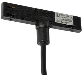 Pendantă modernă neagră și bej pentru sistem de șine monofazat - Slimline Keno